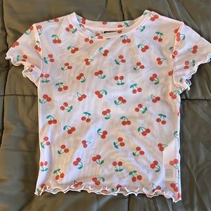 Cherry mesh shirt